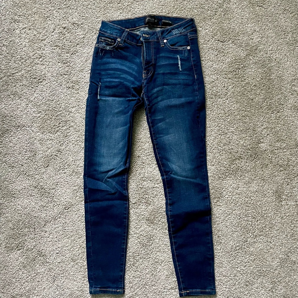 Kendall & Kylie Indigo Denim Skinny Jeans